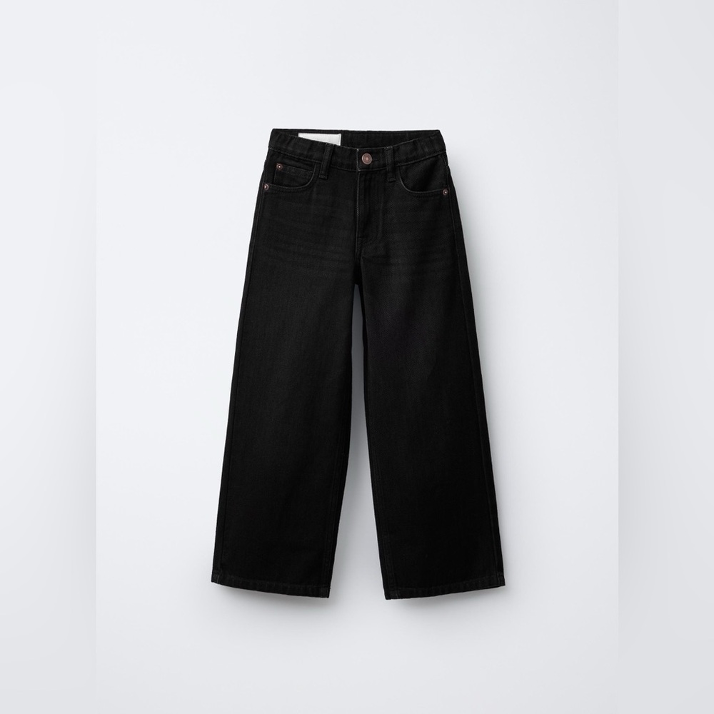 ZARA Wide Leg Black denim
